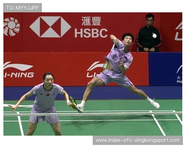 羽毛球混双前后场配合默契强势拿分